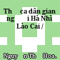 Thơ ca dân gian người Hà Nhì ở Lào Cai /
