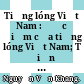 Tiếng lóng Việt Nam : Đặc điểm của tiếng lóng Việt Nam; Từ điển từ ngữ lóng tiếng Việt /