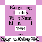 Bài giảng lịch sử Việt Nam hiện đại 1954 - 1975