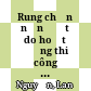 Rung chấn nền đất do hoạt động thi công xây dựng
