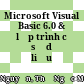 Microsoft Visual Basic 6.0 & lập trình cơ sở dữ liệu