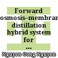Forward osmosis–membrane distillation hybrid system for desalination using mixed trivalent draw solution