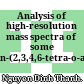 Analysis of high-resolution mass spectra of some n-(2,3,4,6-tetra-o-acetyl-beta-d-glucopyranosyl)-N'-(4'-arylthiazo-2'-yl)thioureas /
