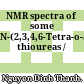 NMR spectra of some N-(2,3,4,6-Tetra-o-acetyl-beta-D-Glucopyranosyl)-N'-(4',6'-Diarylpyrimidine-2'-YL) thioureas /