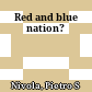 Red and blue nation?