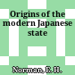 Origins of the modern Japanese state
