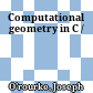 Computational geometry in C /