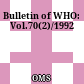 Bulletin of WHO: Vol.70(2)/1992