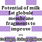 Potential of milk fat globule membrane fragments to improve the quality of set yoghurt :