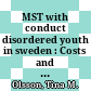 MST with conduct disordered youth in sweden : Costs and benefits after 2 years /