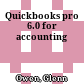 Quickbooks pro 6.0 for accounting