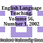 English Language Teaching. Volume 56, Number 1, 2002