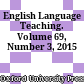 English Language Teaching. Volume 69, Number 3, 2015
