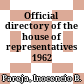 Official directory of the house of representatives 1962 1965