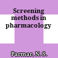 Screening methods in pharmacology