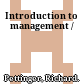 Introduction to management /
