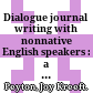 Dialogue journal writing with nonnative English speakers : a handbook for teachers /