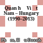 Quan hệ Việt Nam – Hungary (1990–2013)
