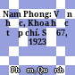 Nam Phong: Văn học, Khoa học tạp chí. Số 67, 1923