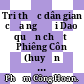 Tri thức dân gian của người Dao quần chẹt ở Phiêng Côn (huyện Bắc Yên, tỉnh Sơn La) /