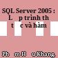 SQL Server 2005 : Lập trình thủ tục và hàm