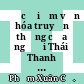 Đặc điểm văn hóa truyền thống của người Thái ở Thanh Hóa /