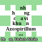 Ảnh hưởng của vi khuẩn Azospirillum sp. lên sự tăng trưởng và năng suất hành lá (Allium fistulosum L.) tại huyện Mỏ Cày Bắc, tỉnh Bến Tre :