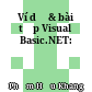 Ví dụ & bài tập Visual Basic.NET: