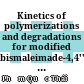 Kinetics of polymerizations and degradations for modified bismaleimade-4,4''-diphenylmethanebarbituric acid and bisphenol A diglycidyl ether diacrylatebarbituric acid
