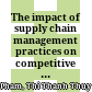 The impact of supply chain management practices on competitive advantage and organizational performance of food processing firms in Ho Chi Minh City, Viet Nam