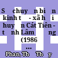 Sự chuyển biến kinh tế - xã hội huyện Cát Tiên - tỉnh Lâm Đồng (1986 – 2010)