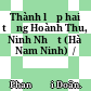 Thành lập hai tổng Hoành Thu, Ninh Nhất (Hà Nam Ninh)  /