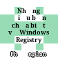Những điều bạn chưa biết về Windows Registry