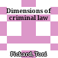 Dimensions of criminal law