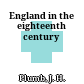 England in the eighteenth century