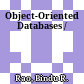 Object-Oriented Databases /