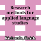 Research methods for applied language studies