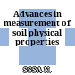 Advances in measurement of soil physical properties