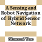 A Sensing and Robot Navigation of  Hybrid Sensor Network