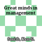 Great minds in management