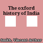 The oxford history of India