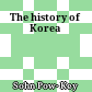 The history of Korea
