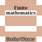 Finite mathematics