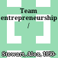 Team entrepreneurship /