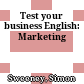 Test your business English: Marketing