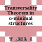 Transversality Theorem in o-minimal structures
