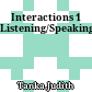 Interactions 1 Listening/Speaking