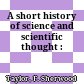 A short history of science and scientific thought :
