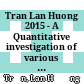Tran Lan Huong 2015 - A Quantitative investigation of various factor effects on employee intention