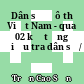 Dân số đô thị Việt Nam - qua 02 kỳ tổng điều tra dân số/